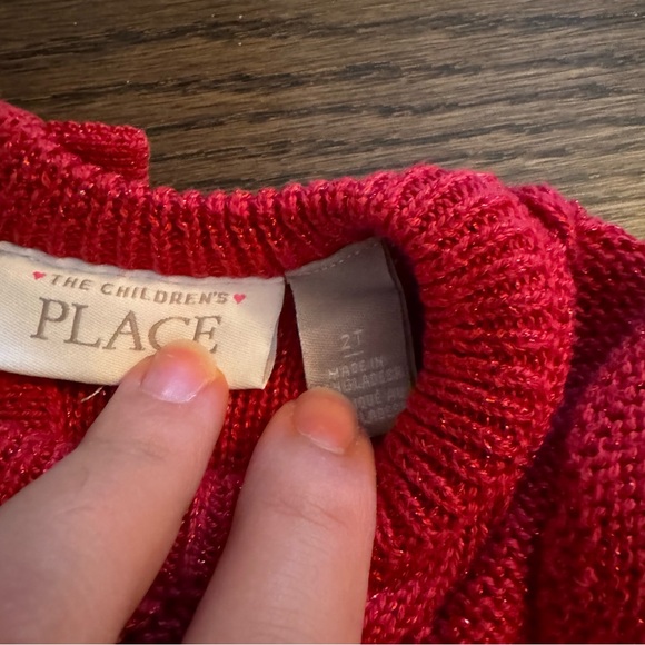 Toddler Christmas Sweater Dress - Picture 3 of 5